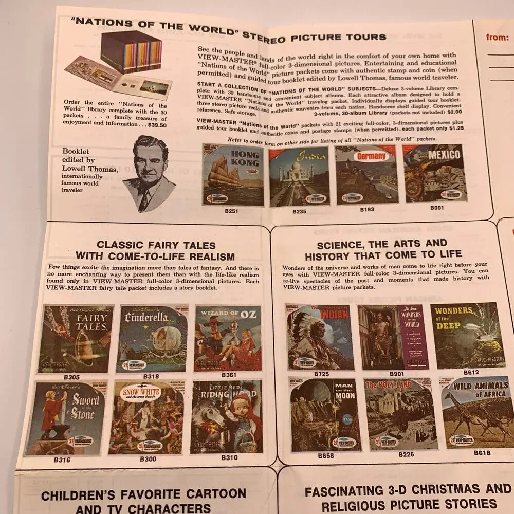 Vintage Sawyer’s View-Master Wonderful Wizard of Oz Packet FT45 3 Reels Booklet
